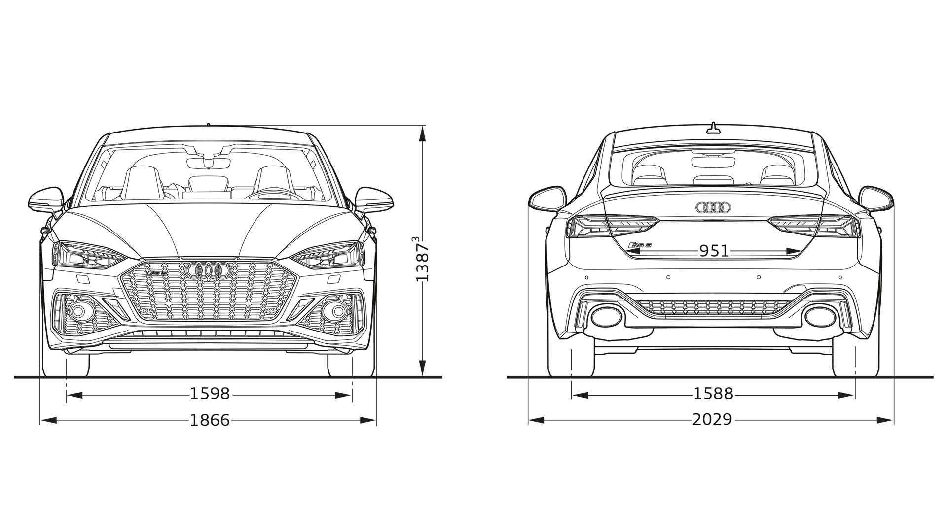 Abmessungen Rs Sportback A Audi Deutschland